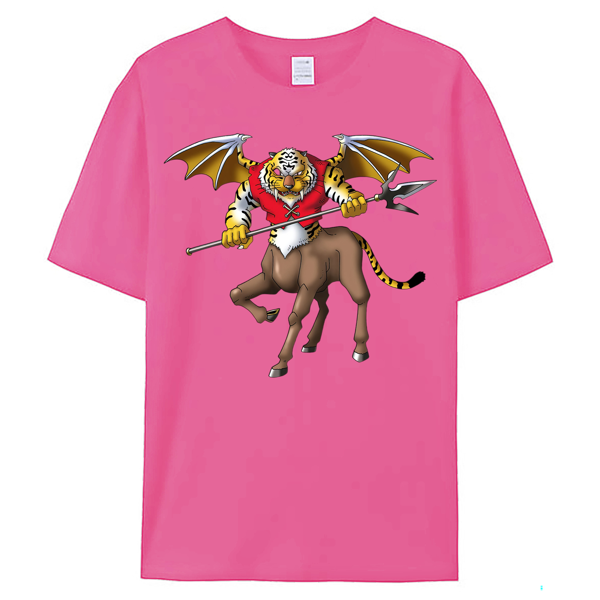 （画像用） ドラゴンクエスト Doragon Kuesuto Dragon Quest レディースカジュアルプリントTシャツ（綿100％）